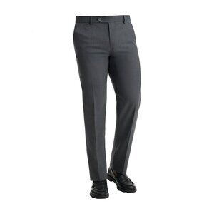 J Braxx by Ballin NWT 4-Way Stretch Wool, Expandable Waist Men's Pants, Grey 34